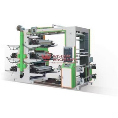 Máquina de impressão flexográfica de 4 cores